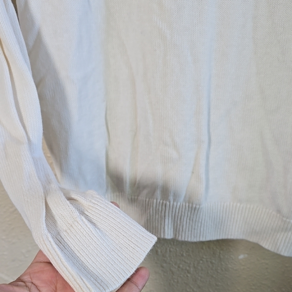 Ralph Lauren White Sweater Top - Picture 4 of 6